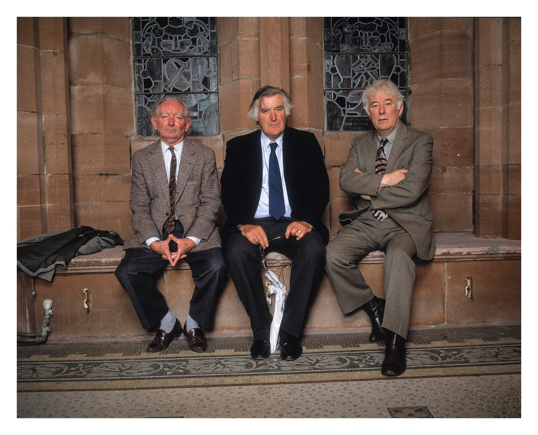 Brian Friel, Ted Hughes and Shamus Heaney, Derry 1992